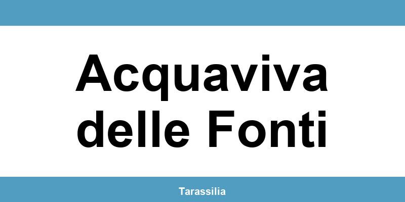 Contatti e servizi CAF a Acquaviva delle Fonti